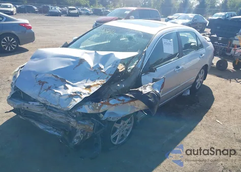 2004 Honda Accord 3.0 Ex из США, поврежденный, VIN 1HGCM66854A011661